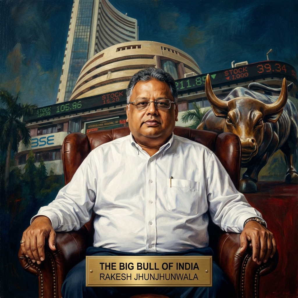 Rakesh Jhunjhunwala: The Big Bull of India - eCalcy financial guide